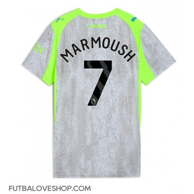 Dres Manchester City Omar Marmoush #7 Tretina pre Ženy 2025-26 Krátky Rukáv Dres Manchester City Omar Marmoush #7 Tretina pre Ženy 2025-26 Krátky Rukáv